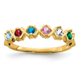 14k Family Jewelry Ring - 7 / Genuine